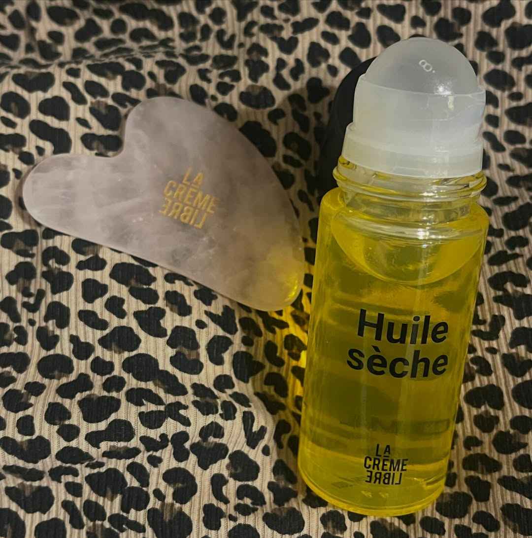 Gua Sha en Quartz Rose