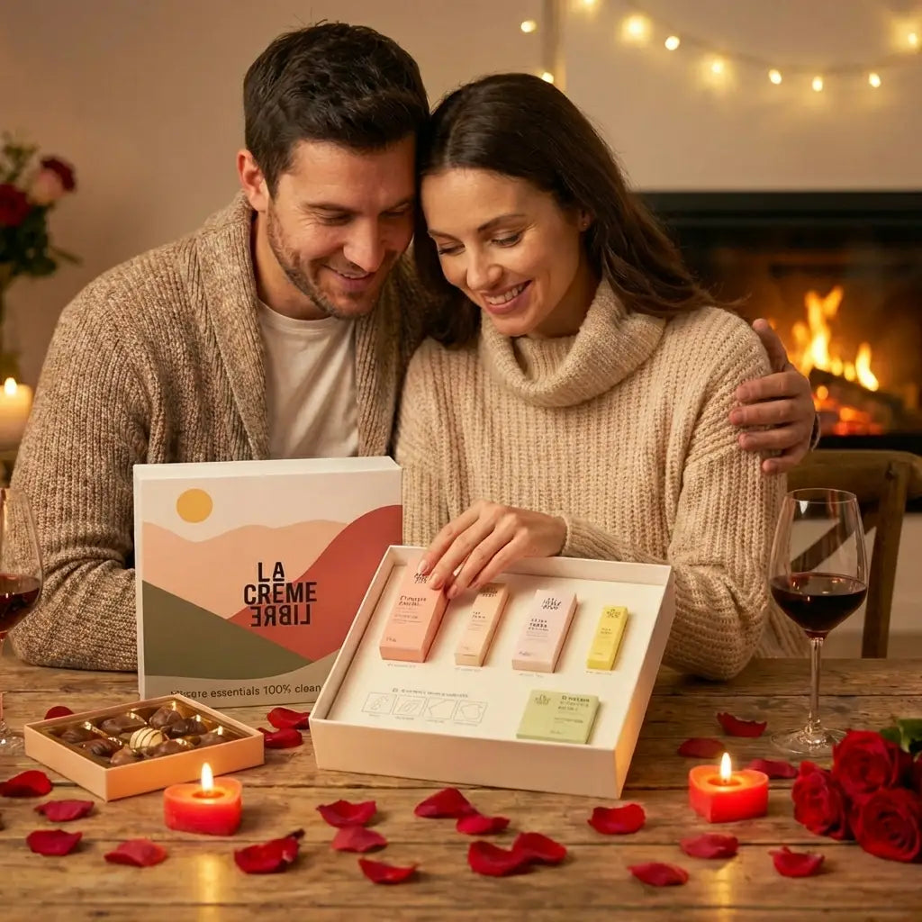 Coffret Saint-Valentin – Rituel Bio & 100% Naturel, Visage & Corps