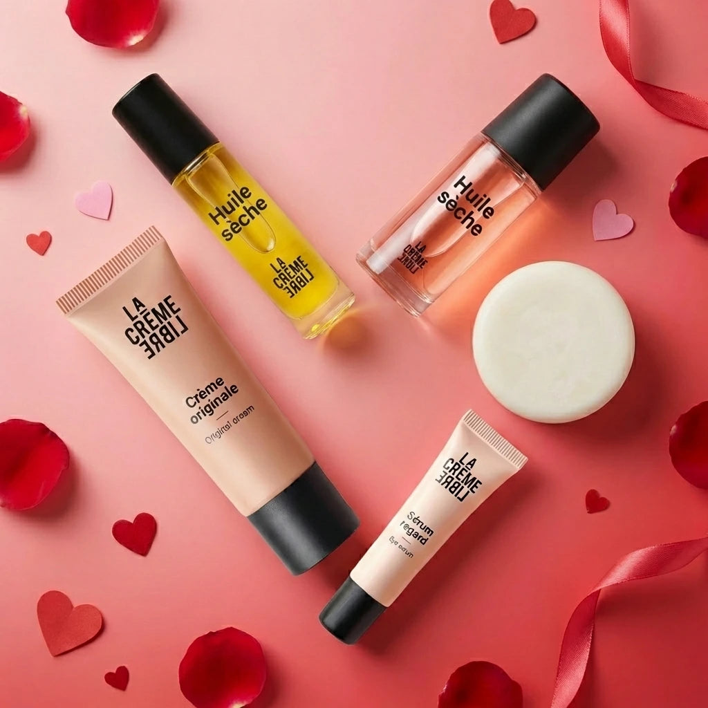 Coffret Saint-Valentin – Rituel Bio & 100% Naturel, Visage & Corps