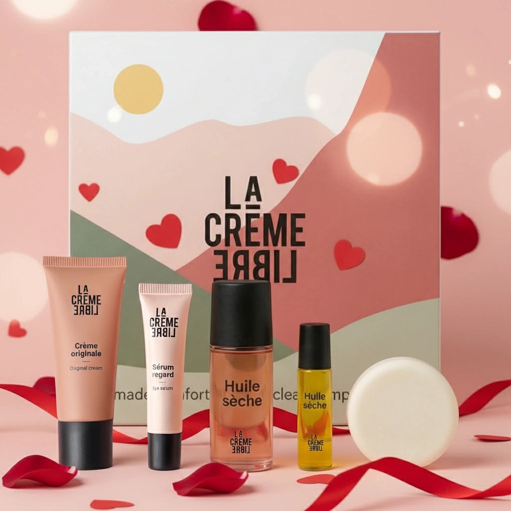 Coffret Saint-Valentin – Rituel Bio & 100% Naturel, Visage & Corps