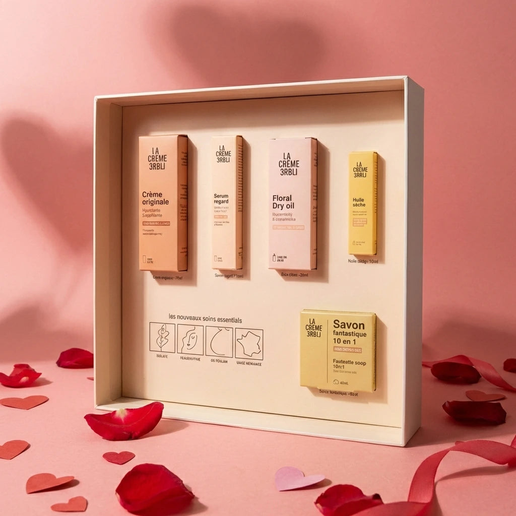 Coffret Saint-Valentin – Rituel Bio & 100% Naturel, Visage & Corps