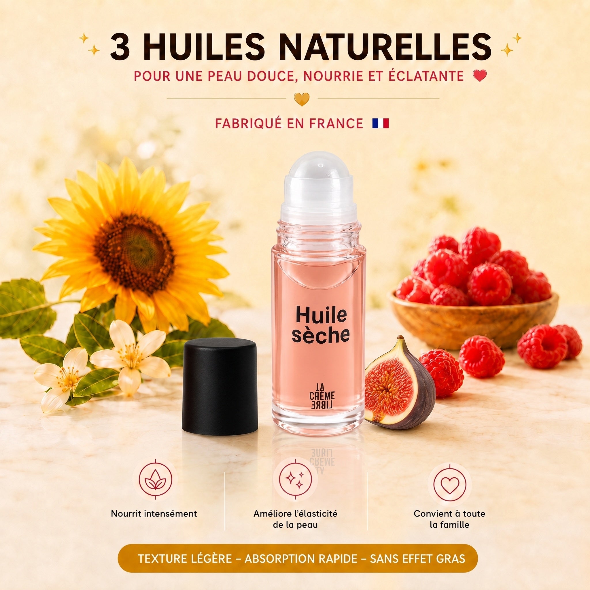Huile Sèche 3en1 – Fleur de Figuier & Rose
