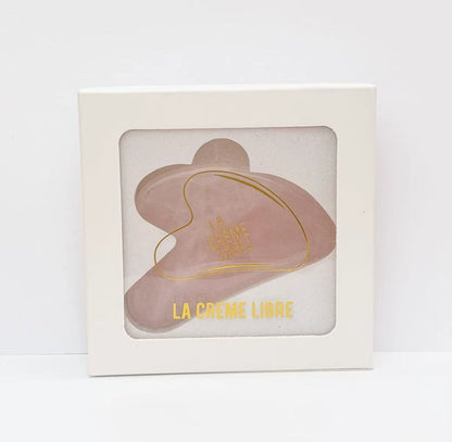 Gua Sha en Quartz Rose
